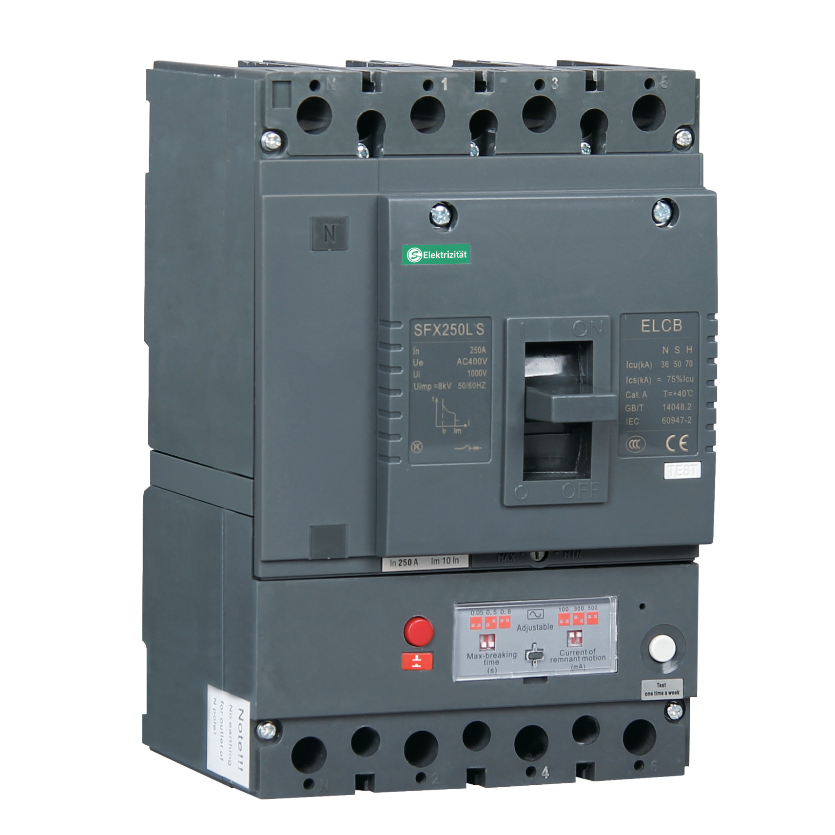 SFX Series Residual curent operated Circuit-breaker